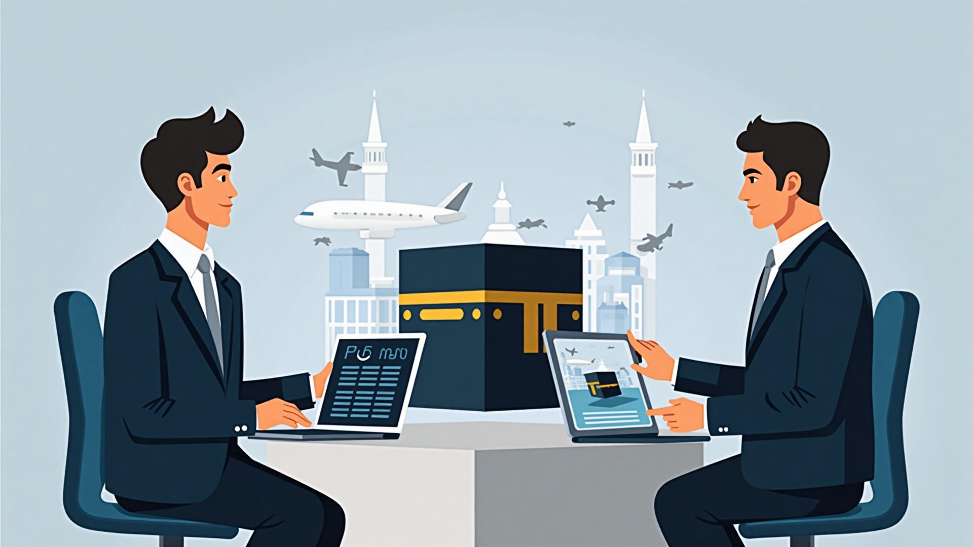 Ilustrasi Travel Umroh dan Haji